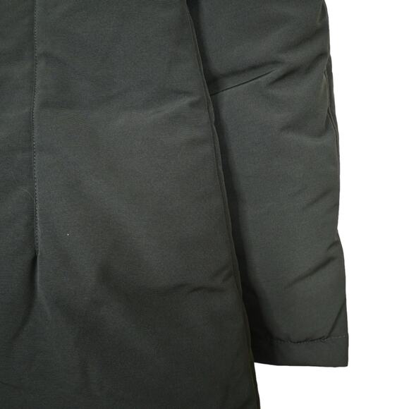 Sam Edelman Womens M Faux Fur Trim & Faux Shearling Lined Hooded Coat NEW - Picture 7 of 10